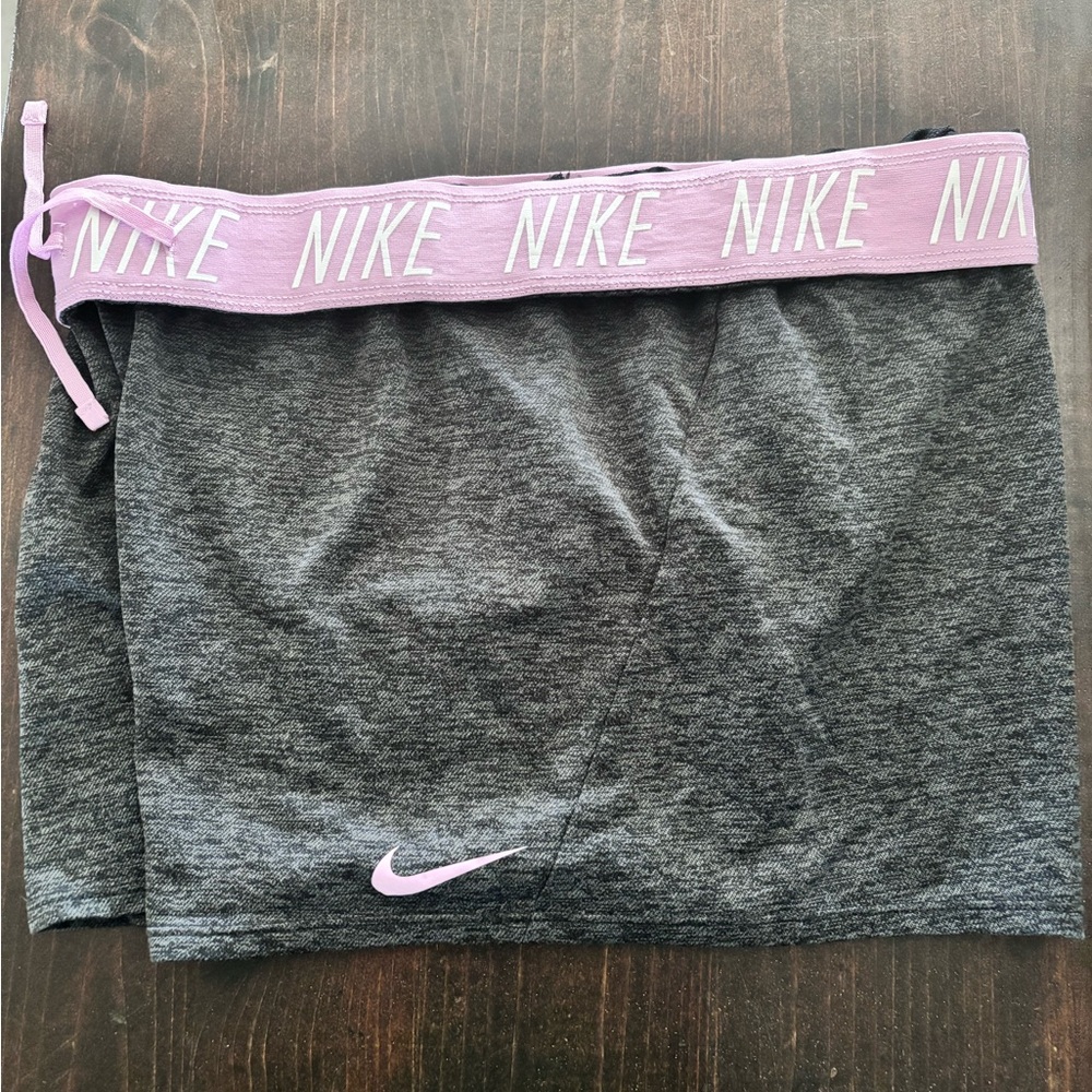 Nike Black and Pink Sports Shorts